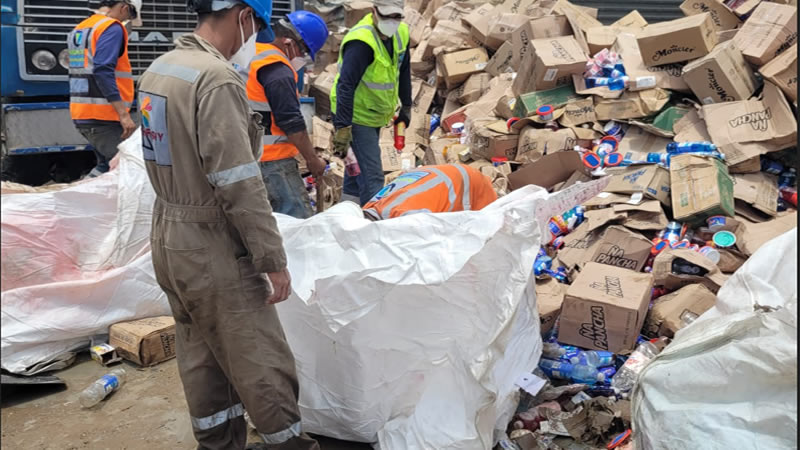 destruccion de materiales con notario