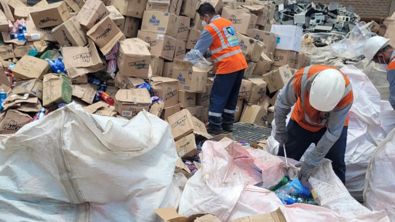 destruccion de materiales
