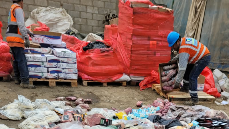 destrucción de alimentos descompuestos peru