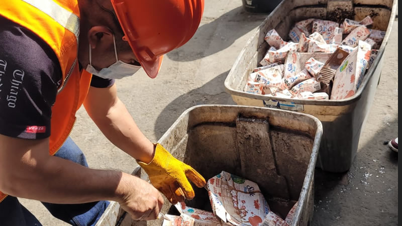destrucción de  Productos en mal estado