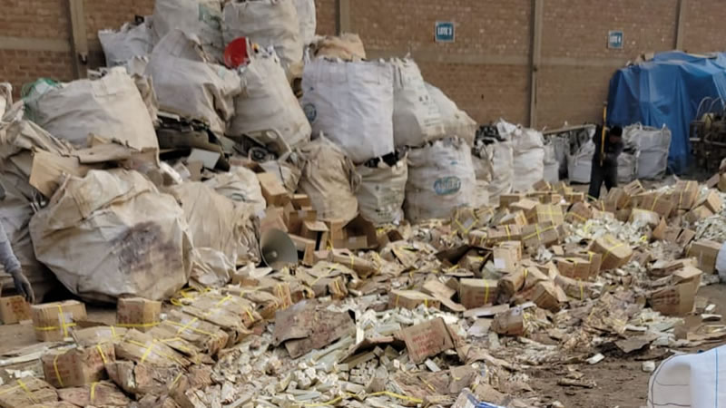 destruccion productos peru