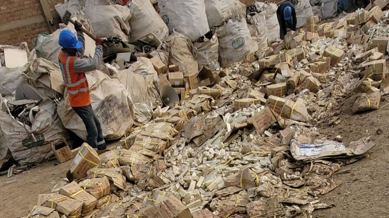 destruccion productos peru