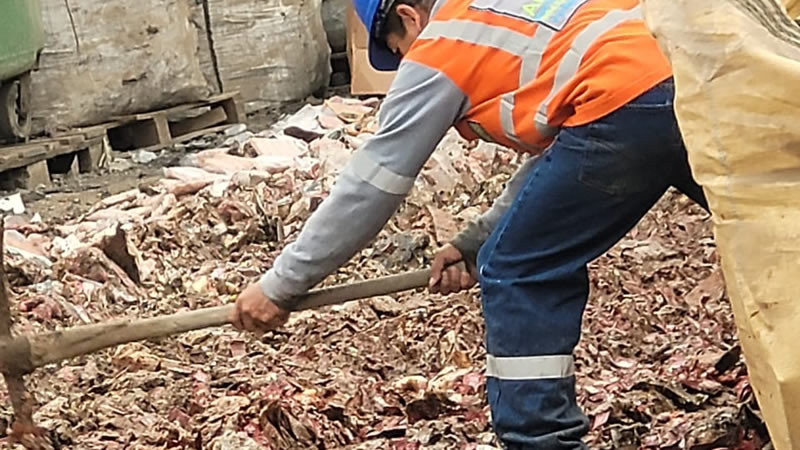 destrucción de productos vencidos